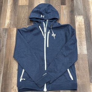 Under Armour Blue Zip-Up Hoodie